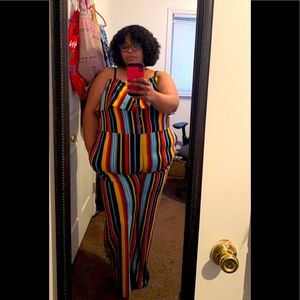 Color block jumpsuit size 3x